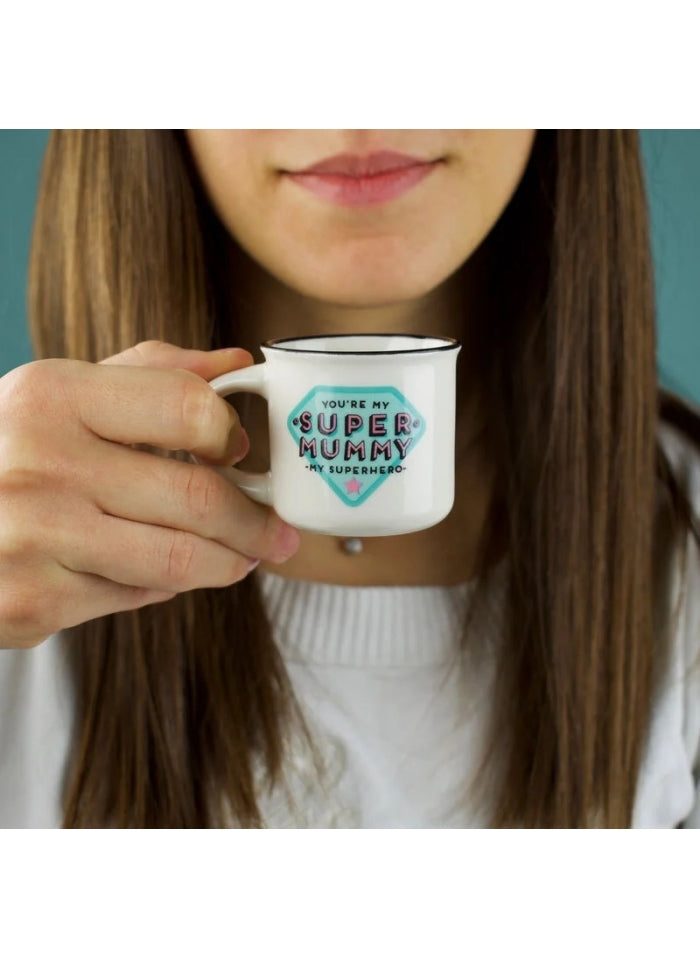 Set 2 Tazzine Da Caffe' Super Mamma E Papa' Legami