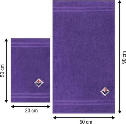 Set Asciugamani In Spugna 1+1 Fiorentina