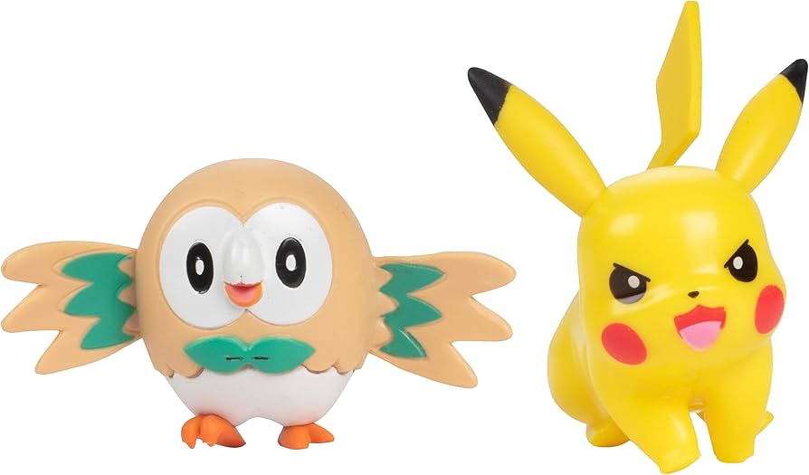 Rei Toys Rowlet & Pikachu STRANGER THINGS