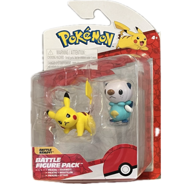 Pokémon - Battle Figure Pack - Pikachu & Oshawott
