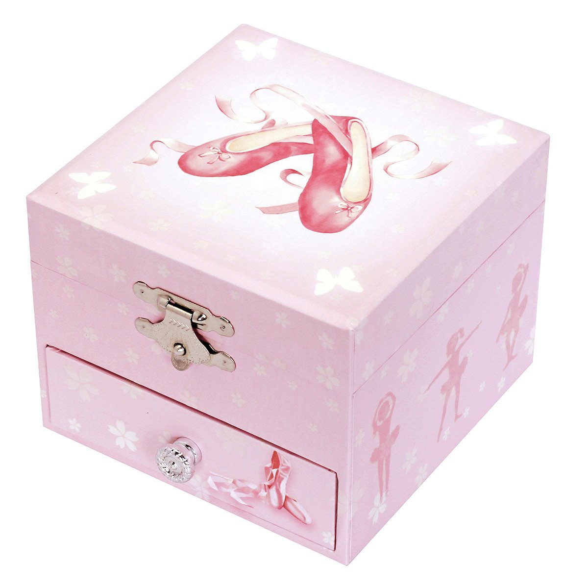 Trousselier TROUS20975 Scatola cubo musicale con ballerina - Rosa