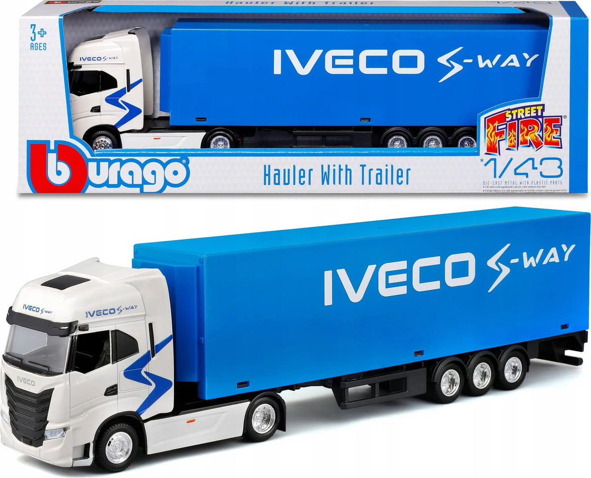 Bburago Camion con Rimorchio Iveco S-Way 1:43