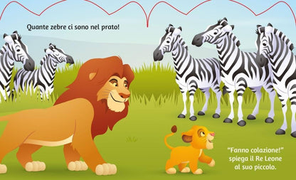 Disney Libri - A Spasso Con Papà Il Re Leone Sagomini Ediz. Colori