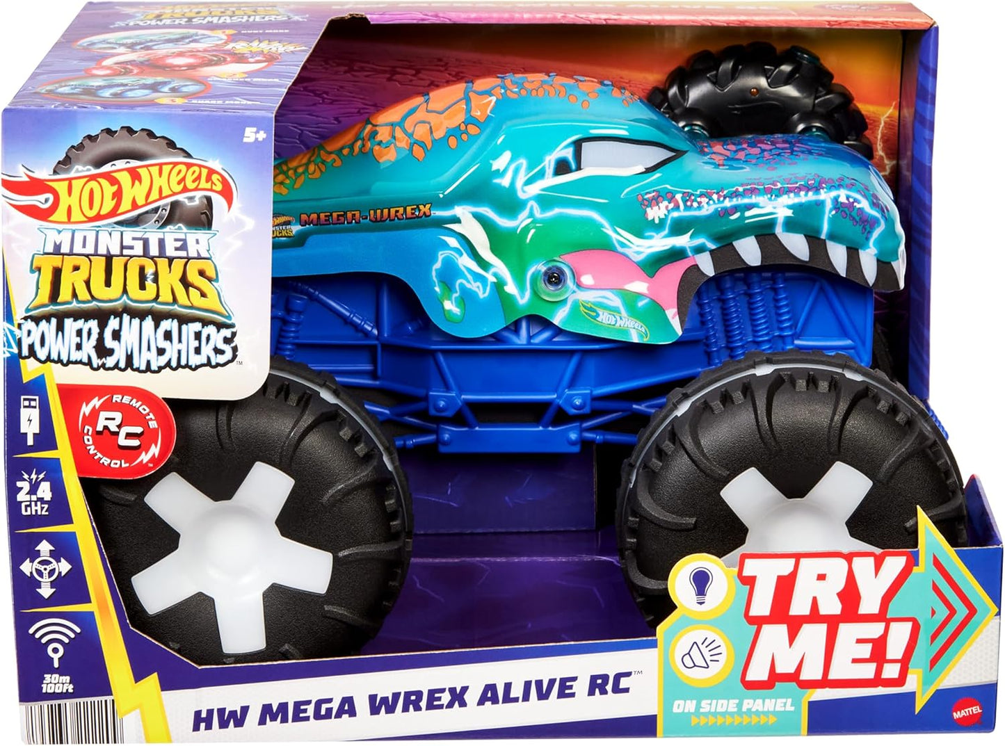 Mattel Hot Wheels Mega Wrex Gigante Rc