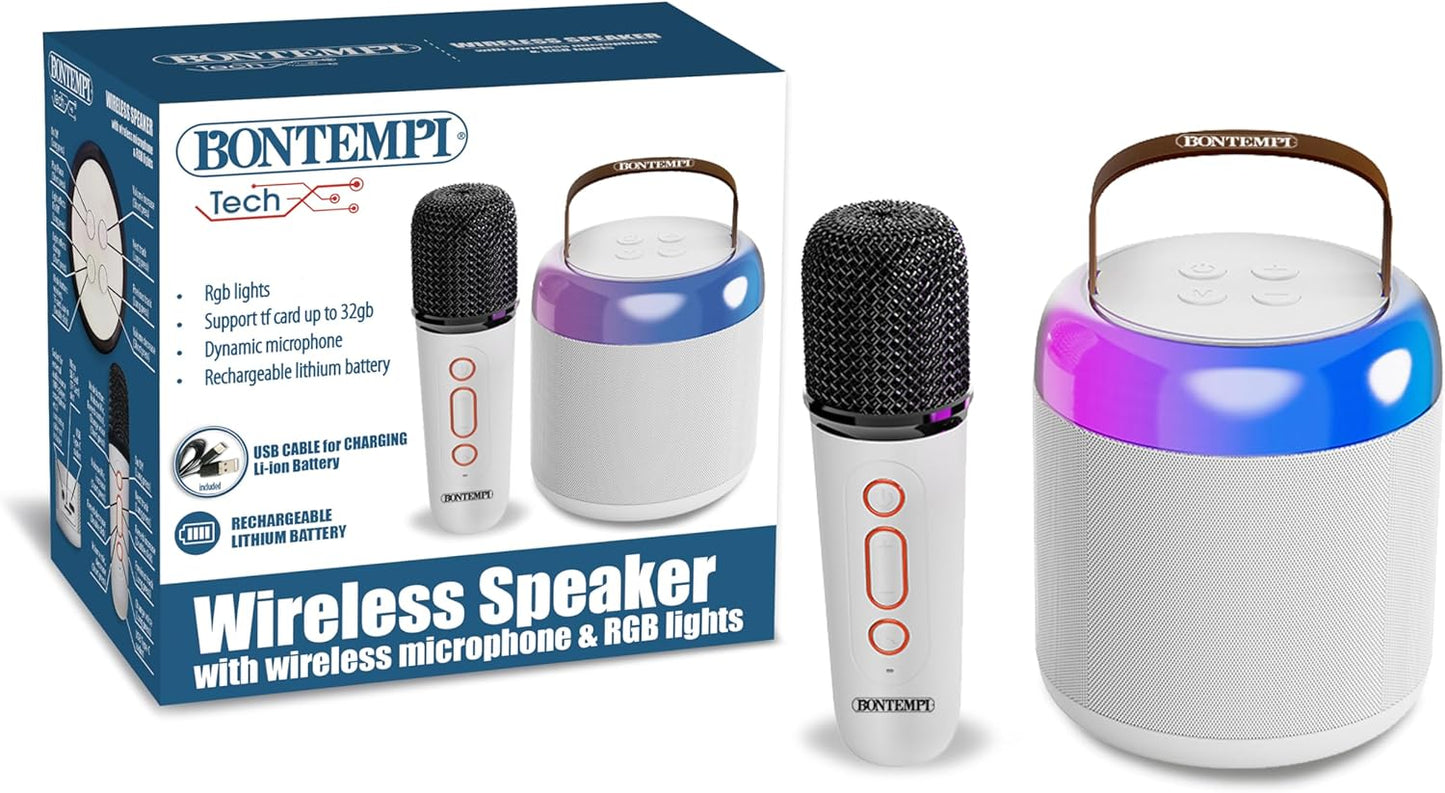 BONTEMPI Cassa Acustica Wireless Con Micofoni