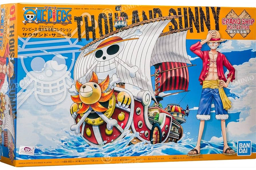 One Piece Grand Ship Collection Model Kit Thousand Sunny 13 Cm Bandai