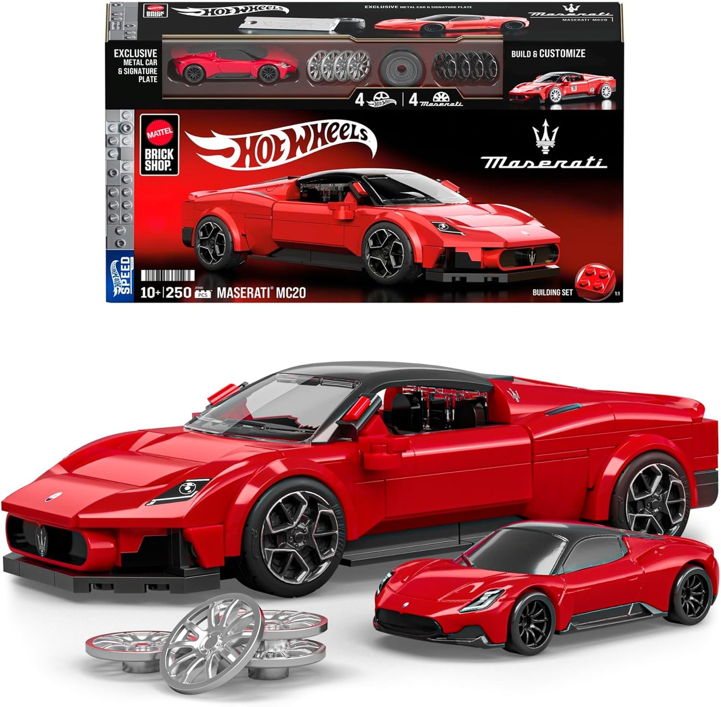 Mattel Hot Wheels  Maserati Mc20 COSTRUZIONI
