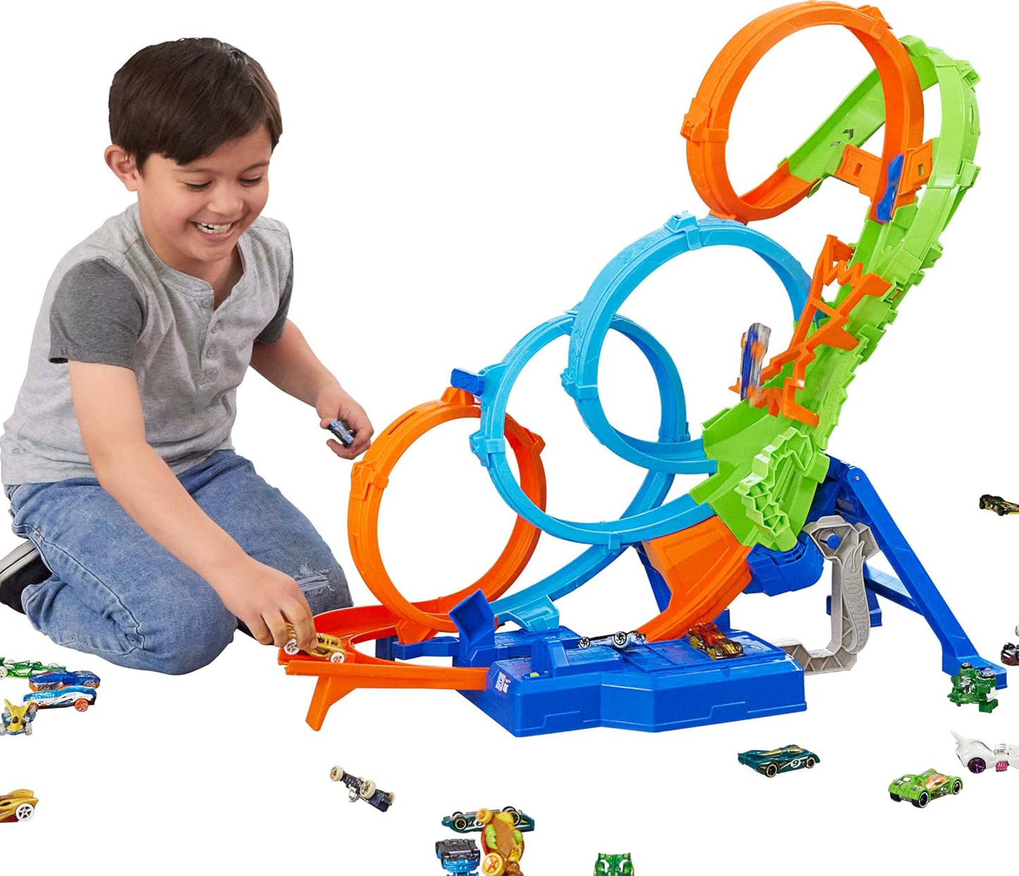 Hot Wheels Loop Crash Out Track Set HXT06