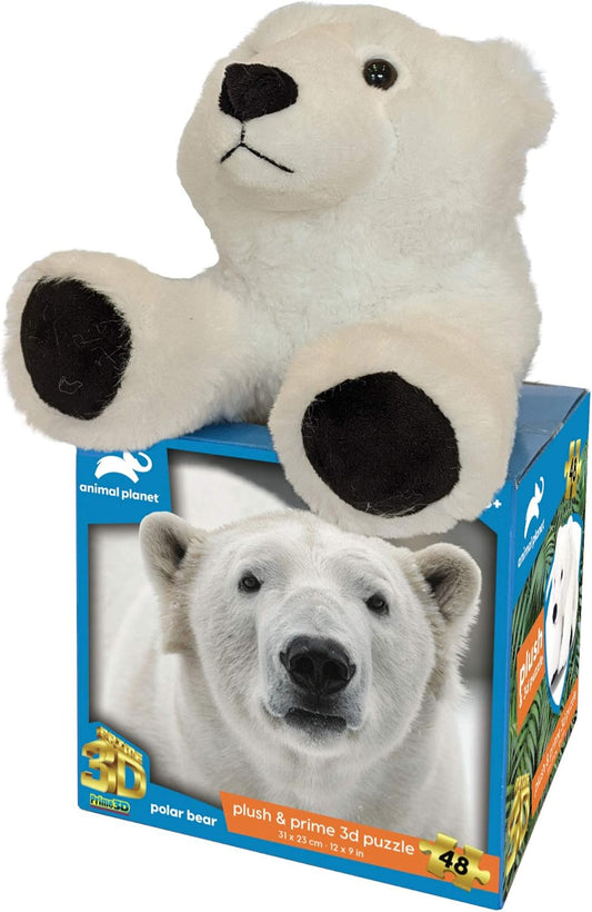 Puzzle 3d Animal Planet: Polar Bear 48 pezzi