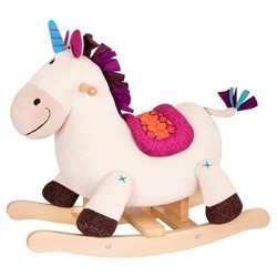 B. Toys B. Dilly-Dally L'unicorno a dondolo.
