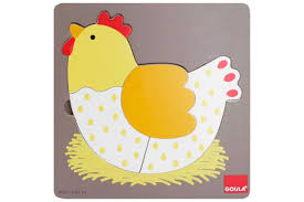 Puzzle 3 Livelli Gallina - Goula