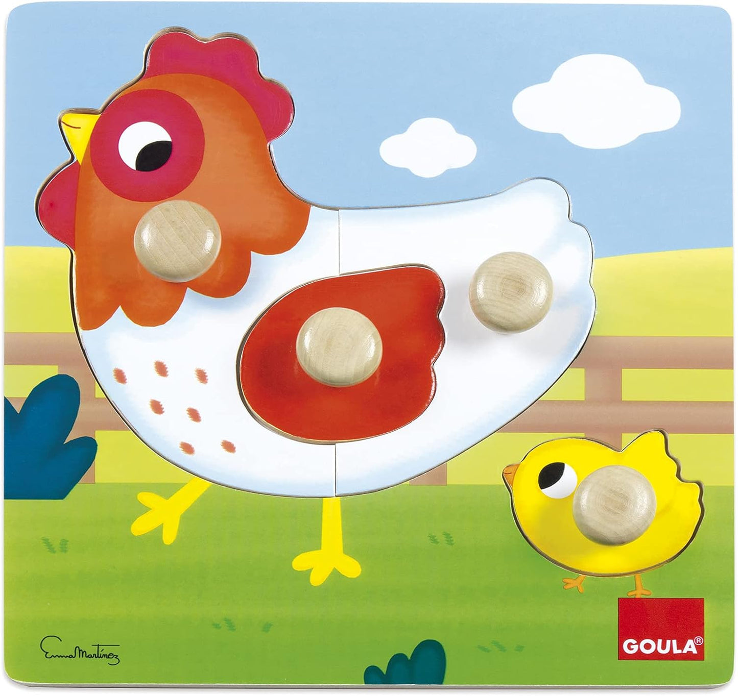 Puzzle Goula Gallina E Pulcino