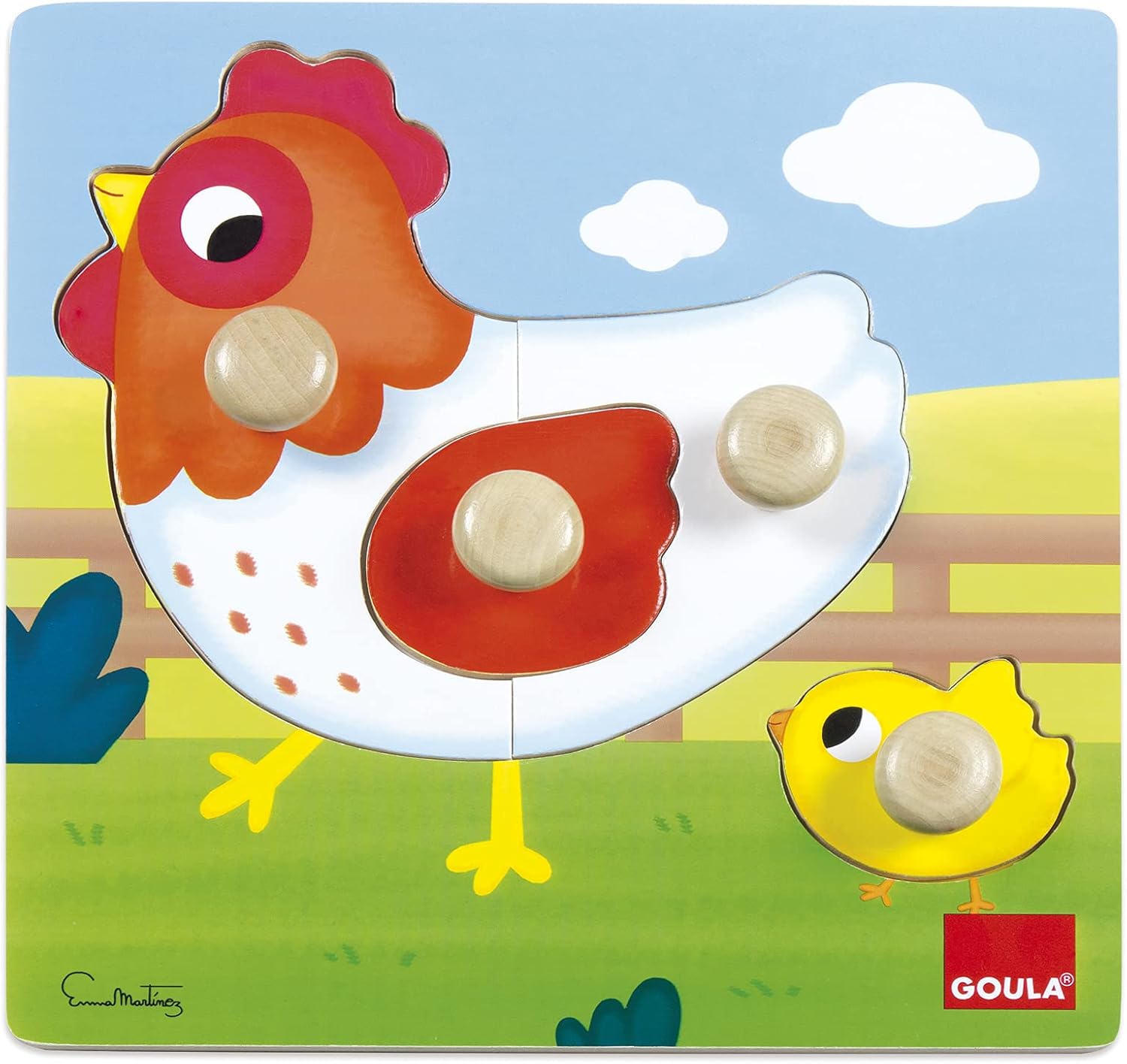 Puzzle Goula Gallina E Pulcino