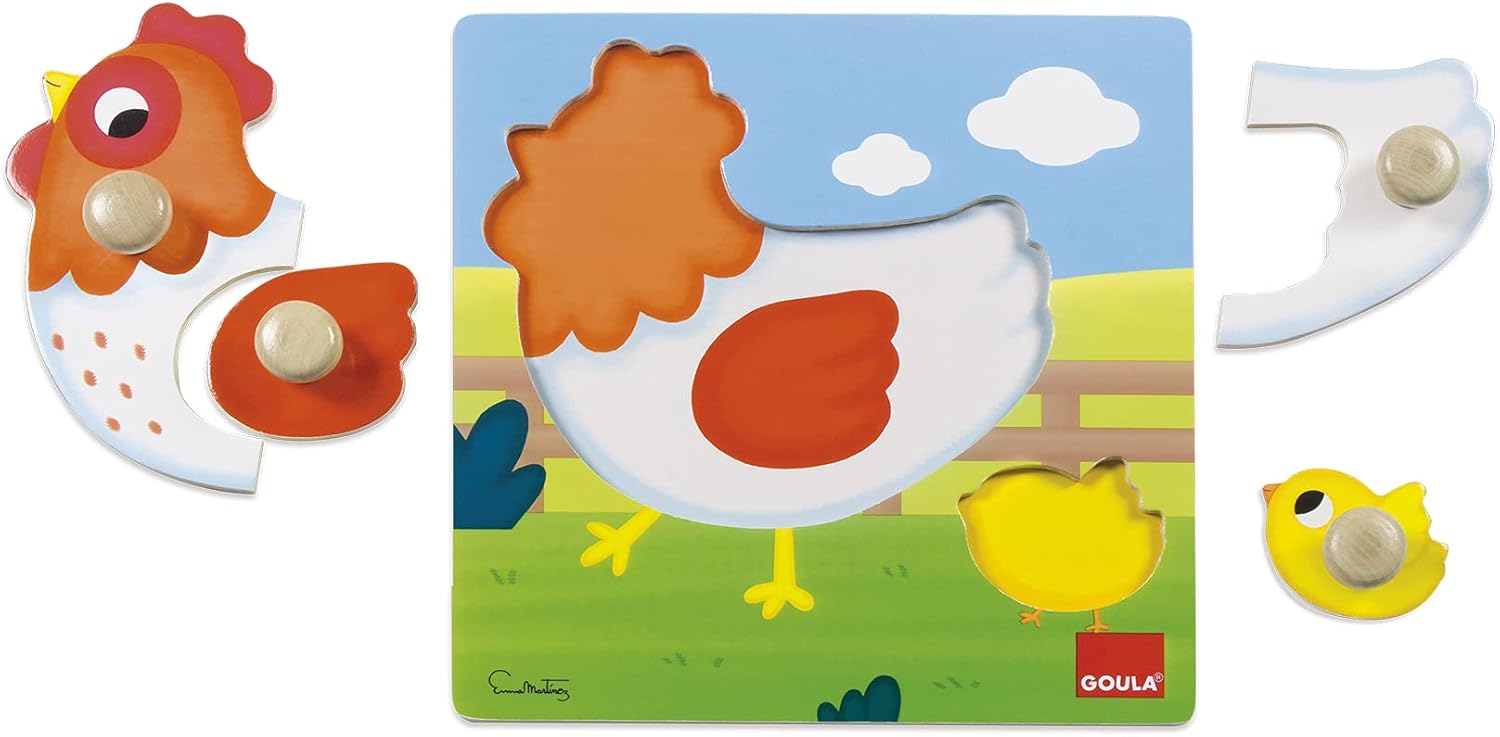 Puzzle Goula Gallina E Pulcino