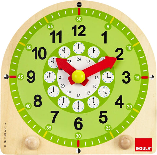 Goula - Orologio Educativo, Legno