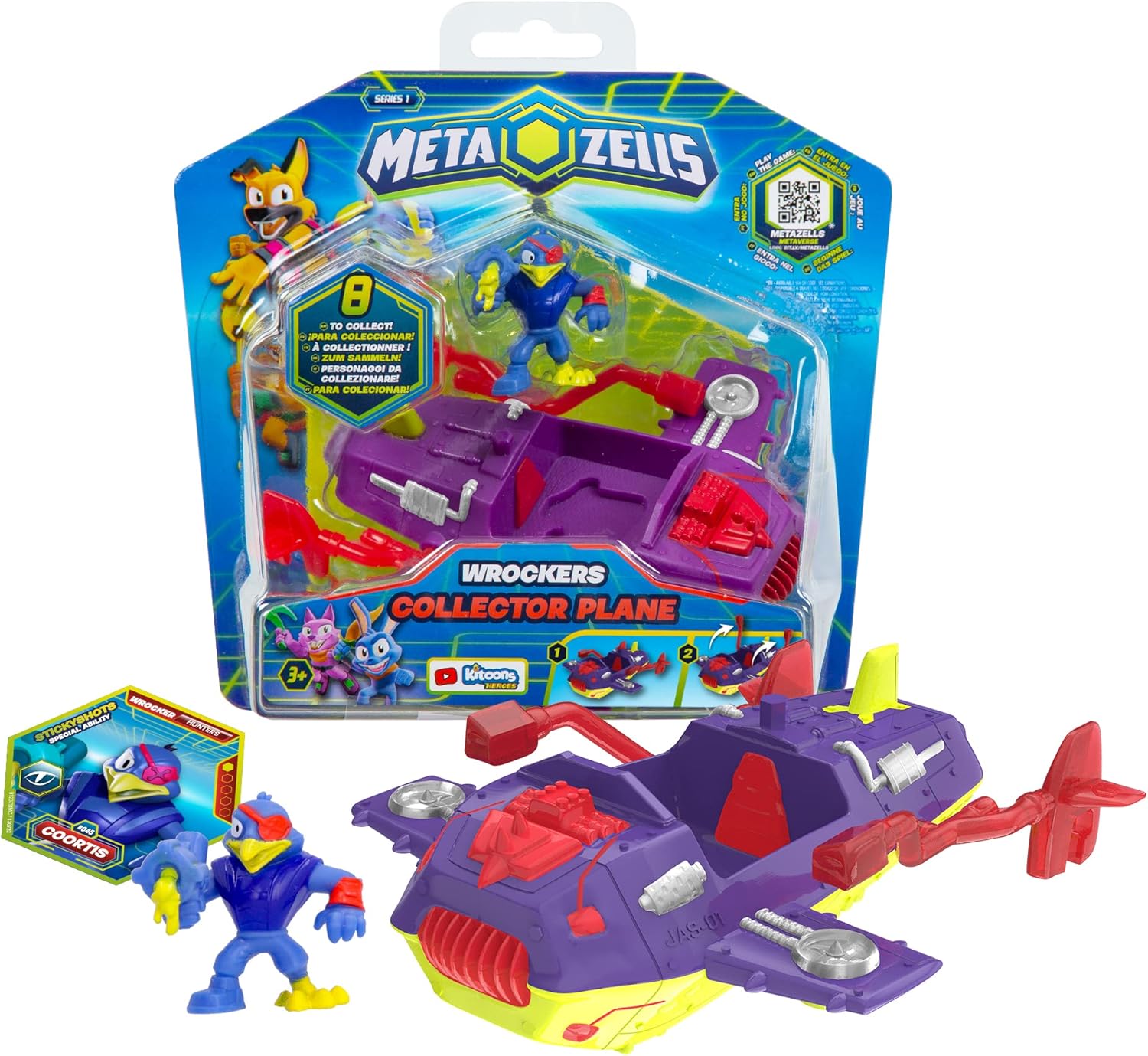 Personaggio Metazells Coortis  Con Veicolo IMC