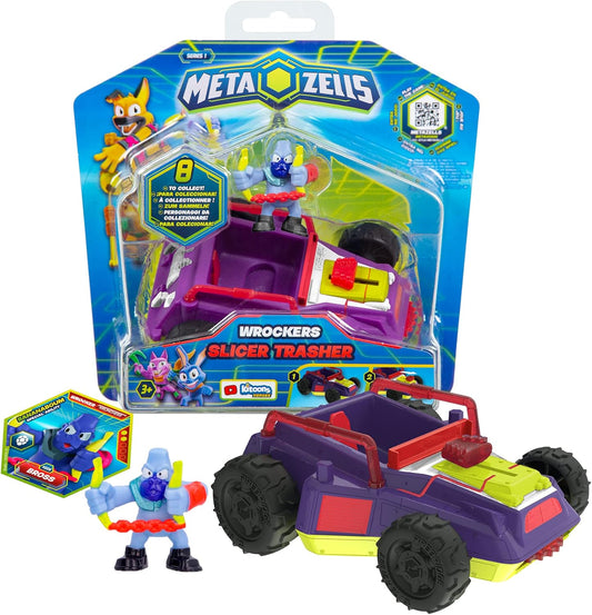 Personaggio Metazells Bross  Con Veicolo IMC