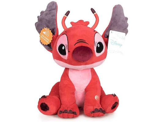 Peluche Leroy Stitch Rosso 35cm