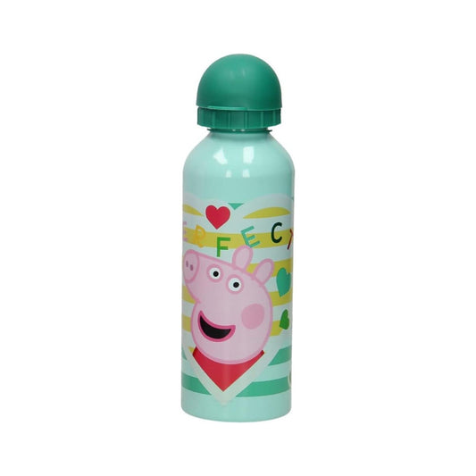 borraccia In Alluminio 3 Disegni Assortiti 500 Ml Peppa Pig