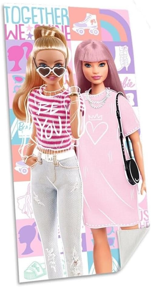 Barbie Cotone Telo Mare
