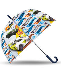 Ombrello Trasparente 46 Cm HOT WHEELS