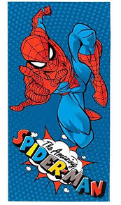 Asciugamano In Cotone 70 X 140 Cm Spiderman