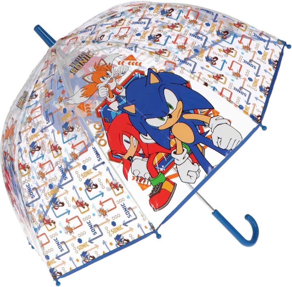 Ombrello Trasparente Sonic  KIDS