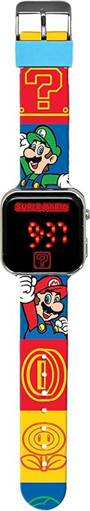 Super Mario Orologio Digitale Led