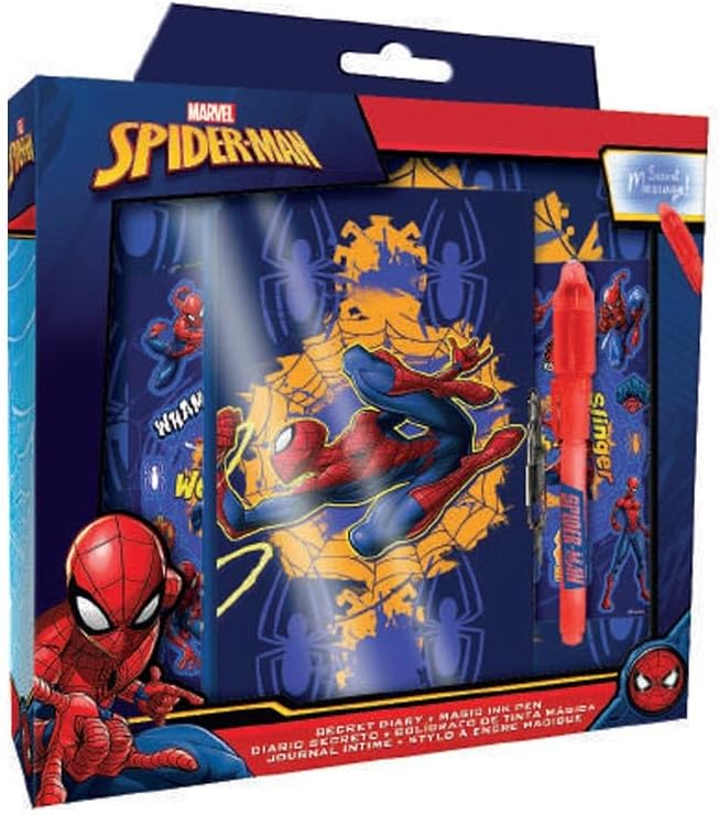Diario Con Penna Magica Spiderman KIDS