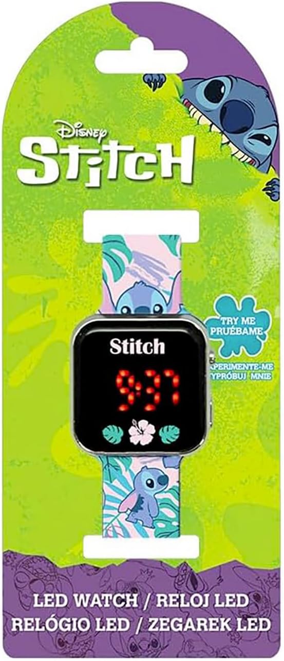 Stitch- Orologio Digitale Led