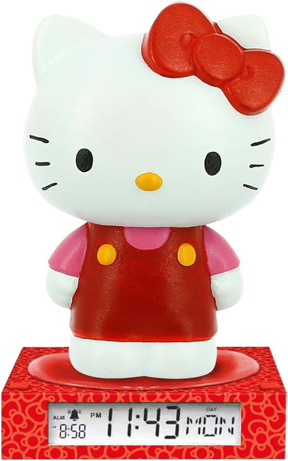 Lampada 3D Con Sveglia E Data Hello Kitty & Friends