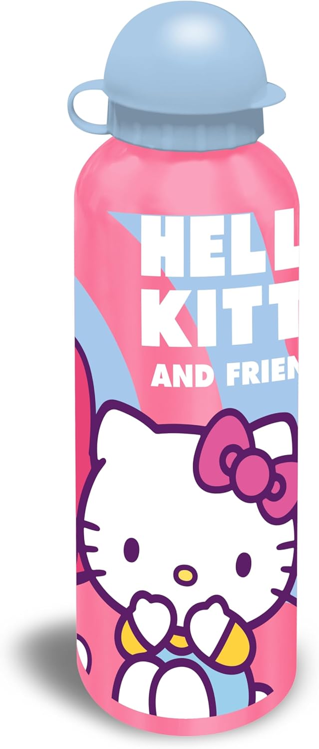 Borraccia Hello Kitty In Alluminio 500 Ml