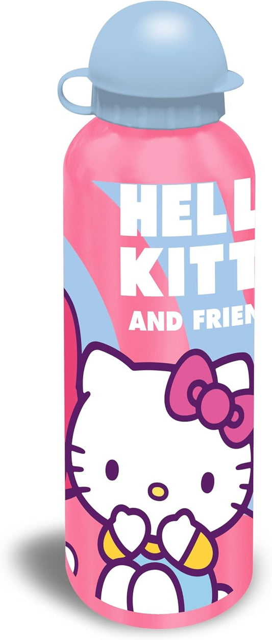 Borraccia Hello Kitty In Alluminio 500 Ml