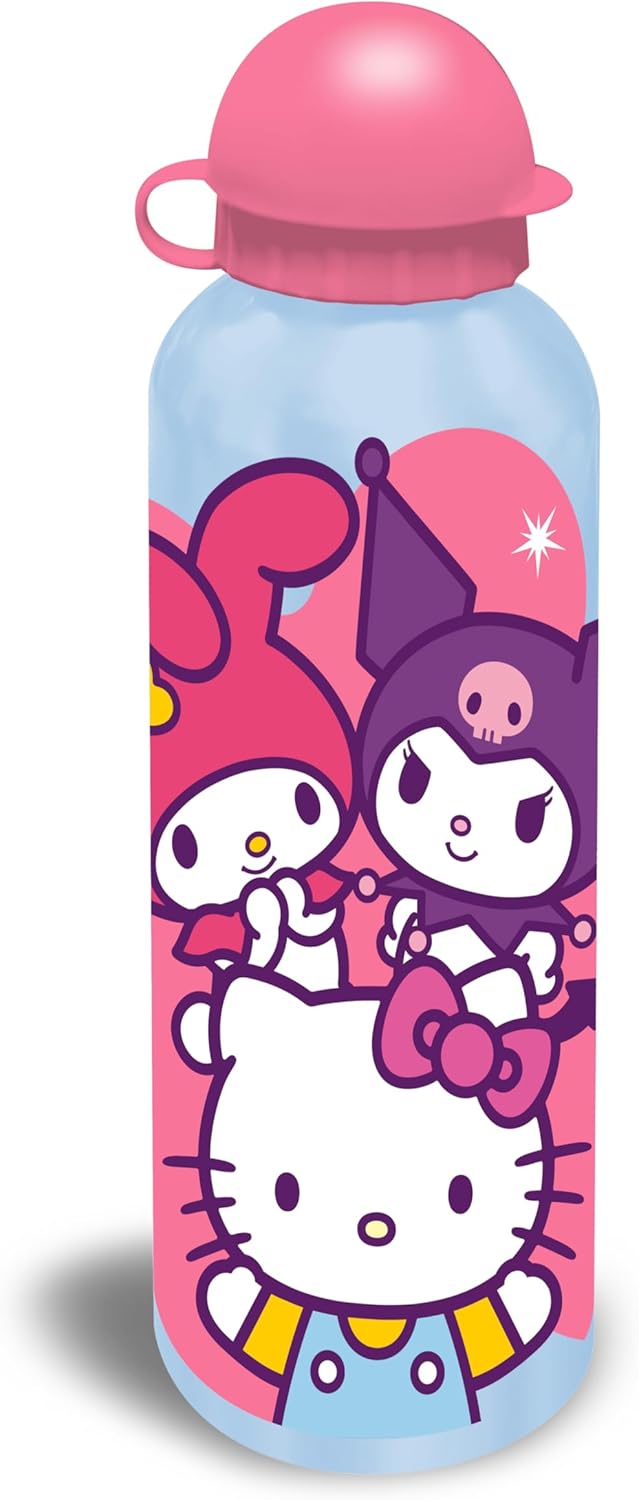Borraccia Hello Kitty In Alluminio 500 Ml