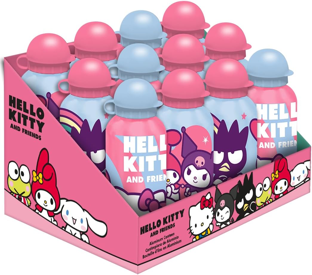 Borraccia Hello Kitty In Alluminio 500 Ml