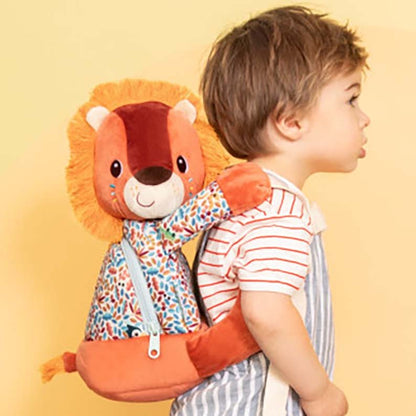 Zaino morbido a forma di leone JACK - Lilliputiens