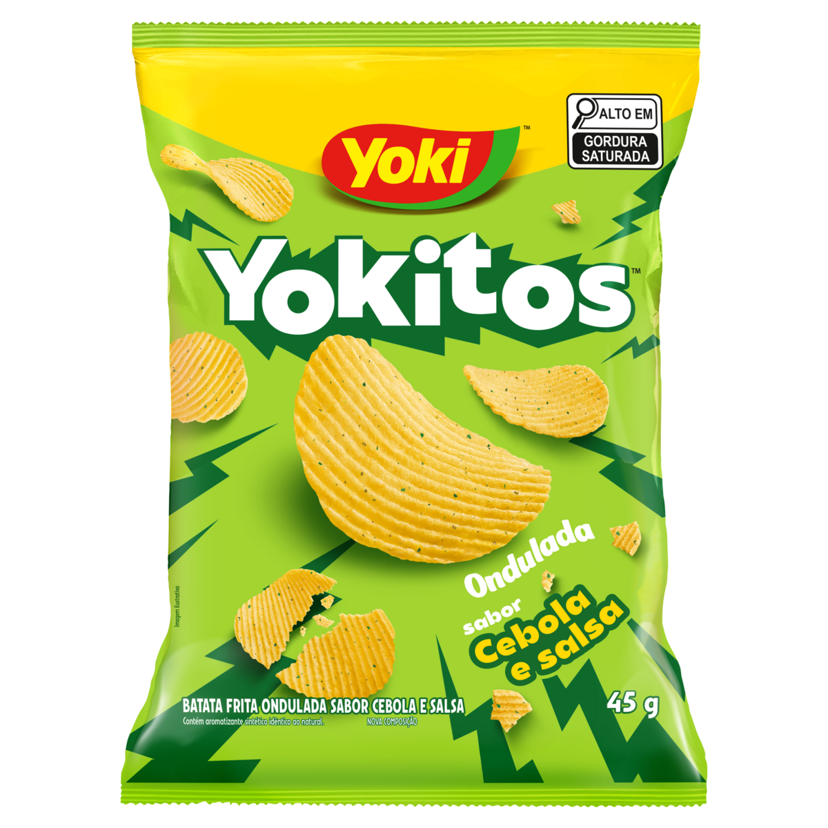 Yokitos Batata Ondulada Con Sal 45g