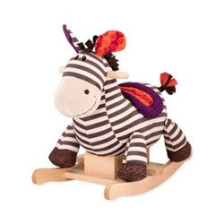 B. Toys Kazoo - Cavallo a Dondolo Zebra Peluche