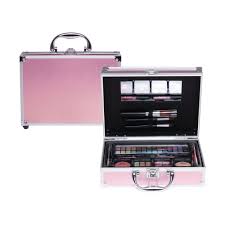 Trousse Rosa Con Brillantini Con Specchio