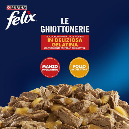 Purina Felix Le Ghiottonerie Junior Wet Food for Cats