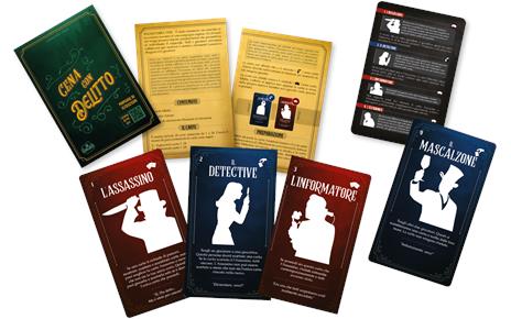 CENA CON DELITTO - Gioco di Carte Collaborativo | Scopri il Colpevole