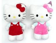 Peluche Hello Kitty 30cm - Rosso PTS