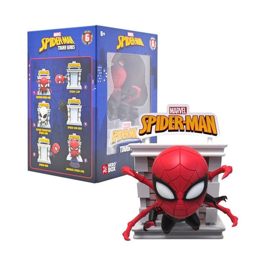 YuMe Hero Box Marvel Spider-Man Tower Series Superior Spider-Man Figure