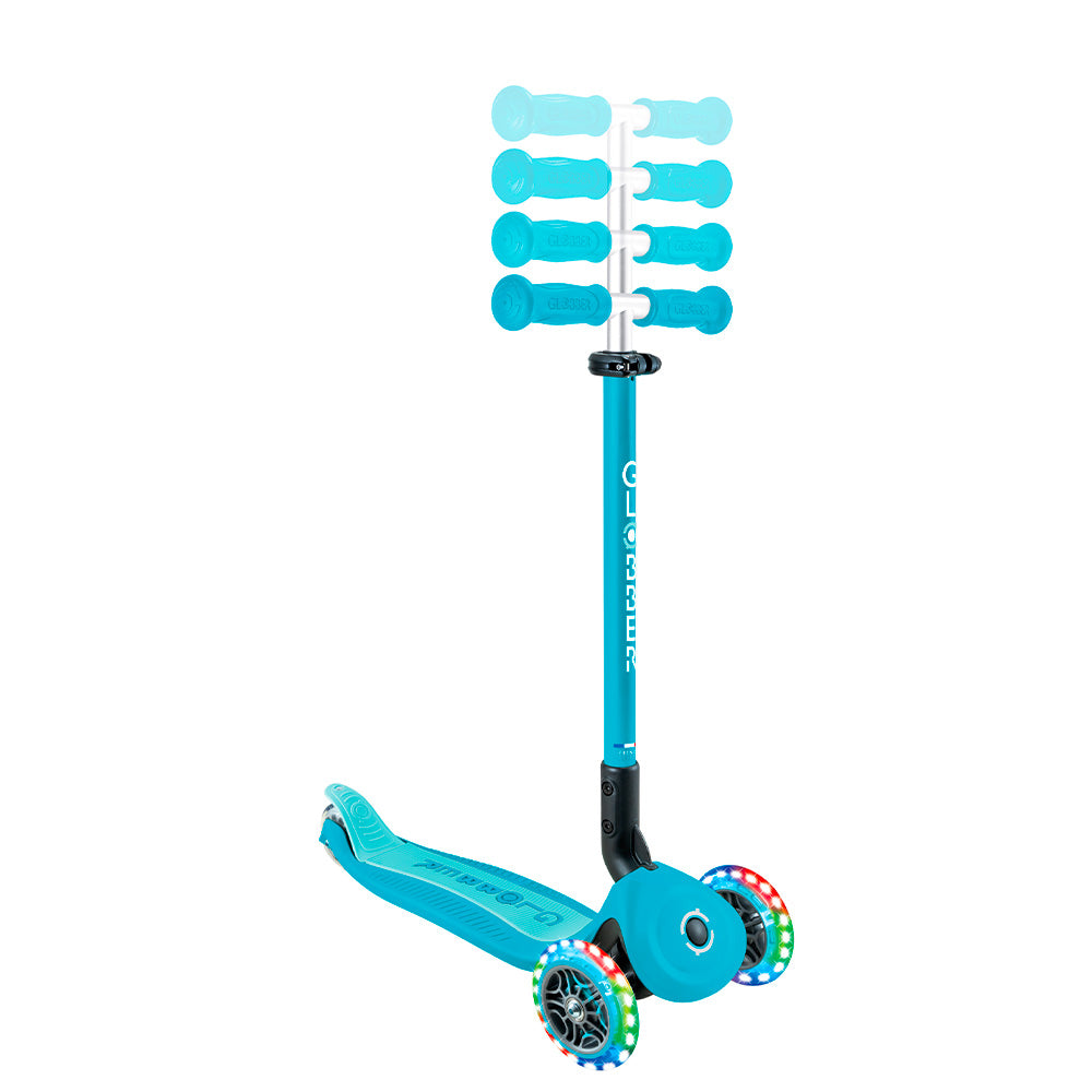 Globber - Go-Up Active Lights 360° - Aqua monopattino