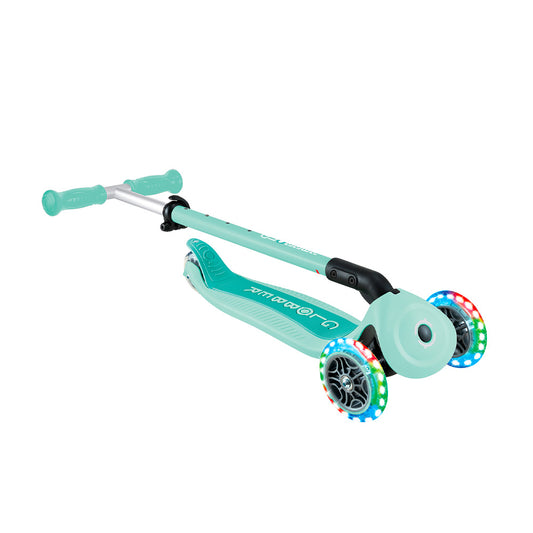 Globber - GoUp Active Lights 360° - Mint-Dark Mint MONOPATTINO