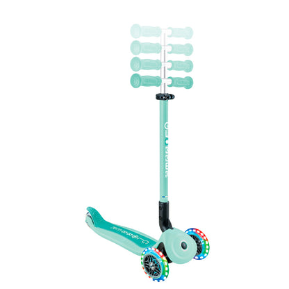Globber - GoUp Active Lights 360° - Mint-Dark Mint MONOPATTINO