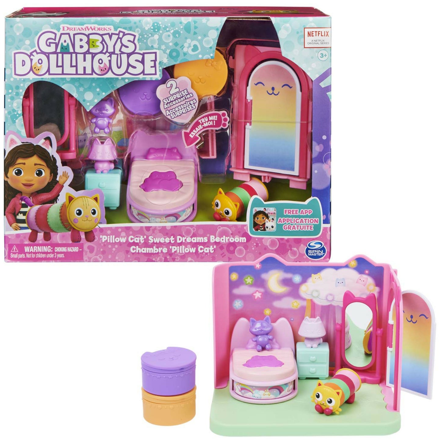 Spin Master Gabby's Dollhouse Camera da Letto Multicolore 3+
