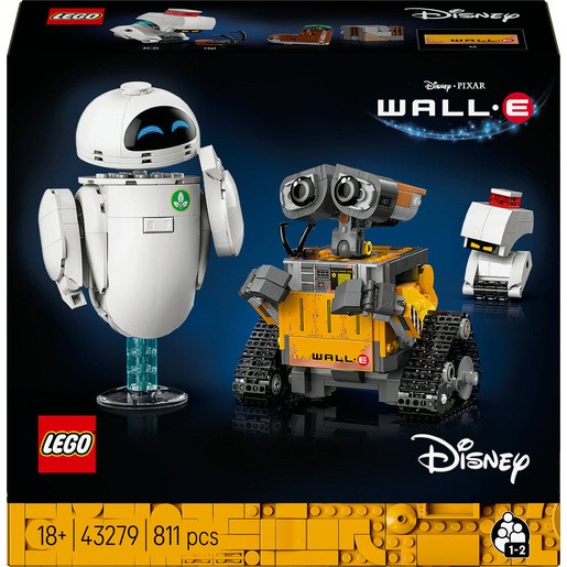 LEGO 43279 Wall-E e EVE - Set Disney da Costruire