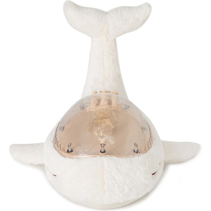 Cloud B Tranquil Whale Peluche Luminoso Bianco
