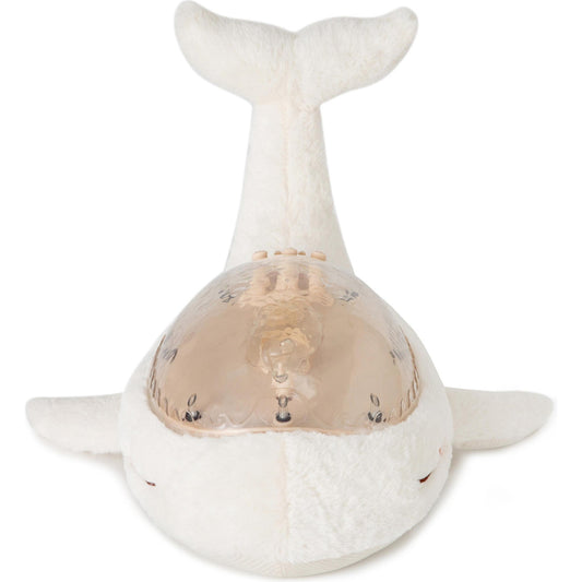 Cloud B Tranquil Whale Peluche Luminoso Bianco